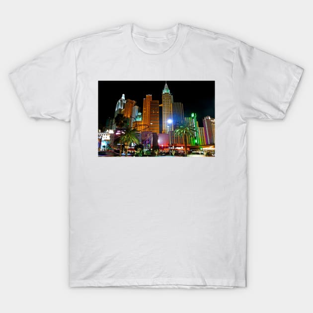 New York New York Las Vegas America T-Shirt by AndyEvansPhotos